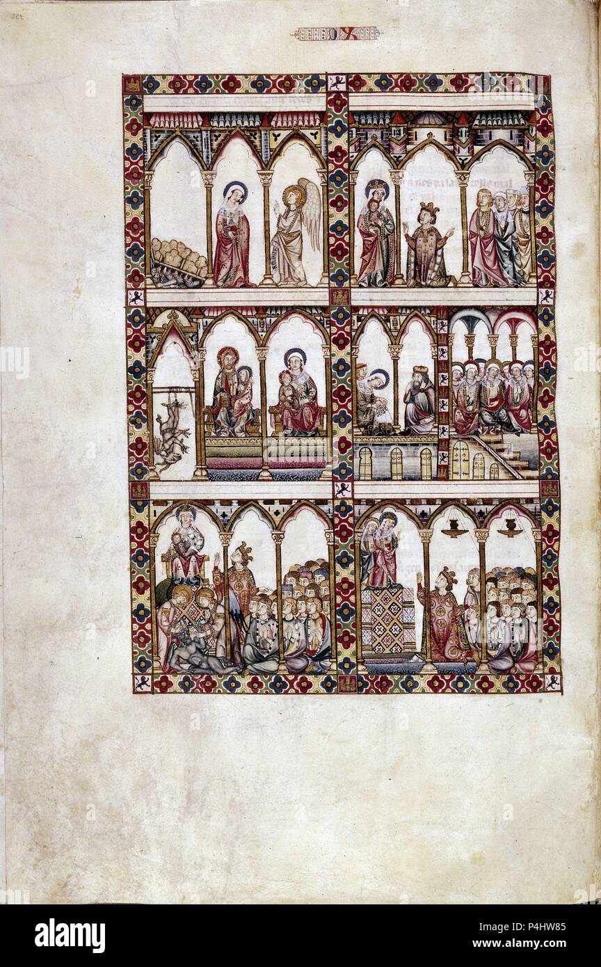 MS.B.R.20- CANTIGA STA MARIA-Nº312-F57V-A-ESCULTOR TRABAJANDO EN CASA DE  CABALLERO CATALAN-S XIII. Author: Alfonso X of Castile the Wise  (1221-1284). Location: BIBLIOTECA NACIONAL COLECCIÓN, FLORENZ, ITALIA Stock  Photo - Alamy