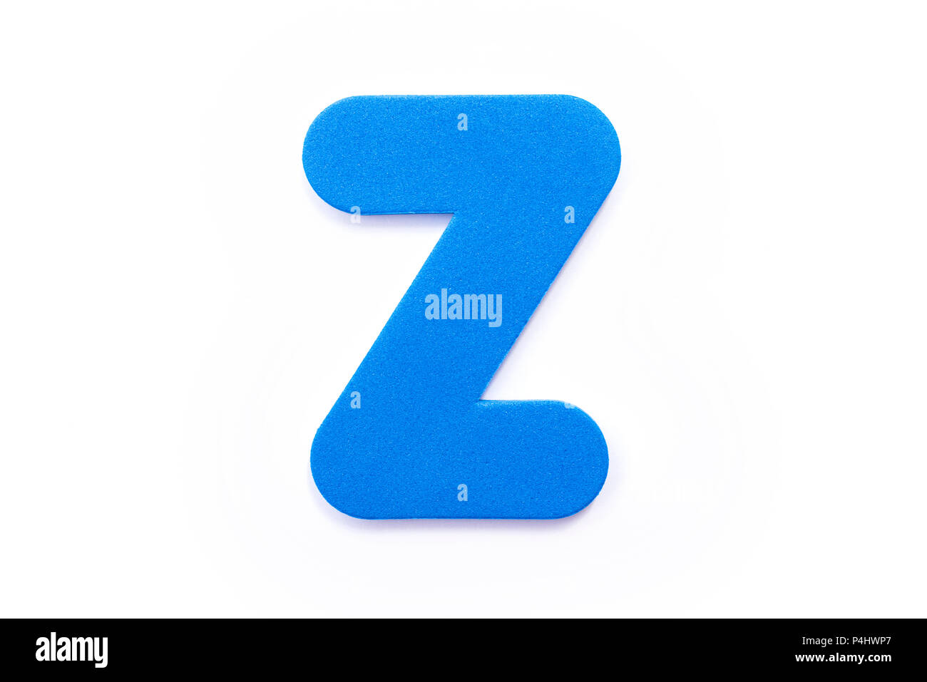 Blue letter z Cut Out Stock Images & Pictures - Alamy