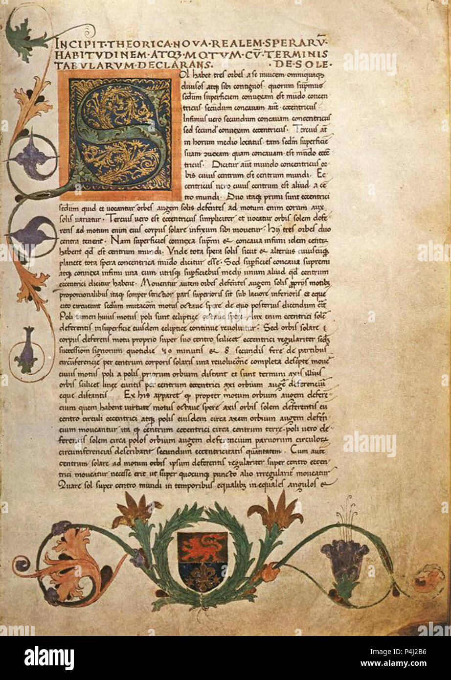 15th-century painters - Theorica nova planetarum - WGA15949. Stock Photo