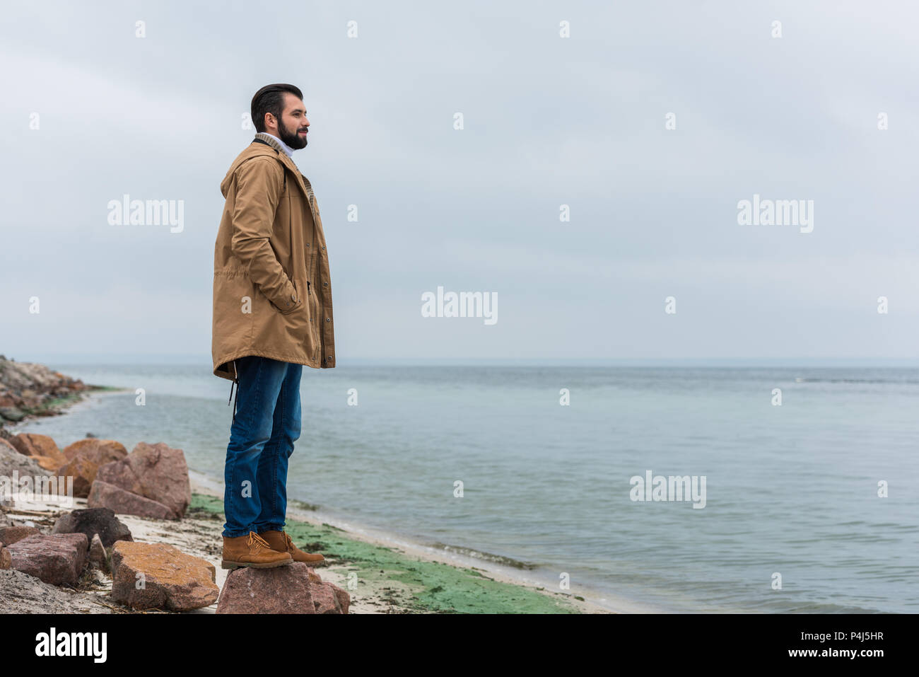 Lonely young man hi-res stock photography and images - Alamy
