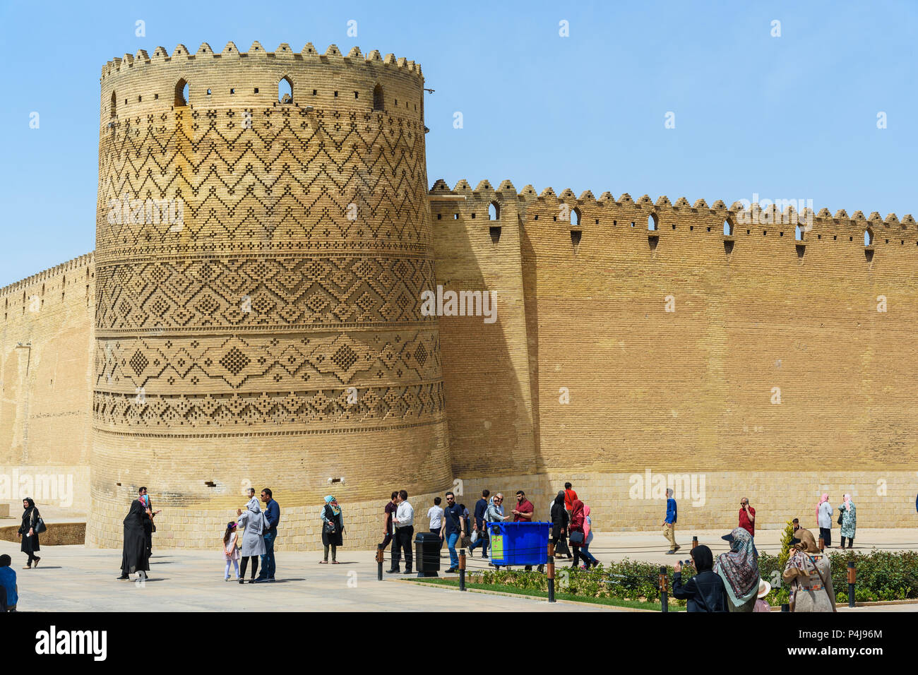 Shiraz, Iran - March 25, 2018: View of Karim Khan Castle in center of city Stock Photo