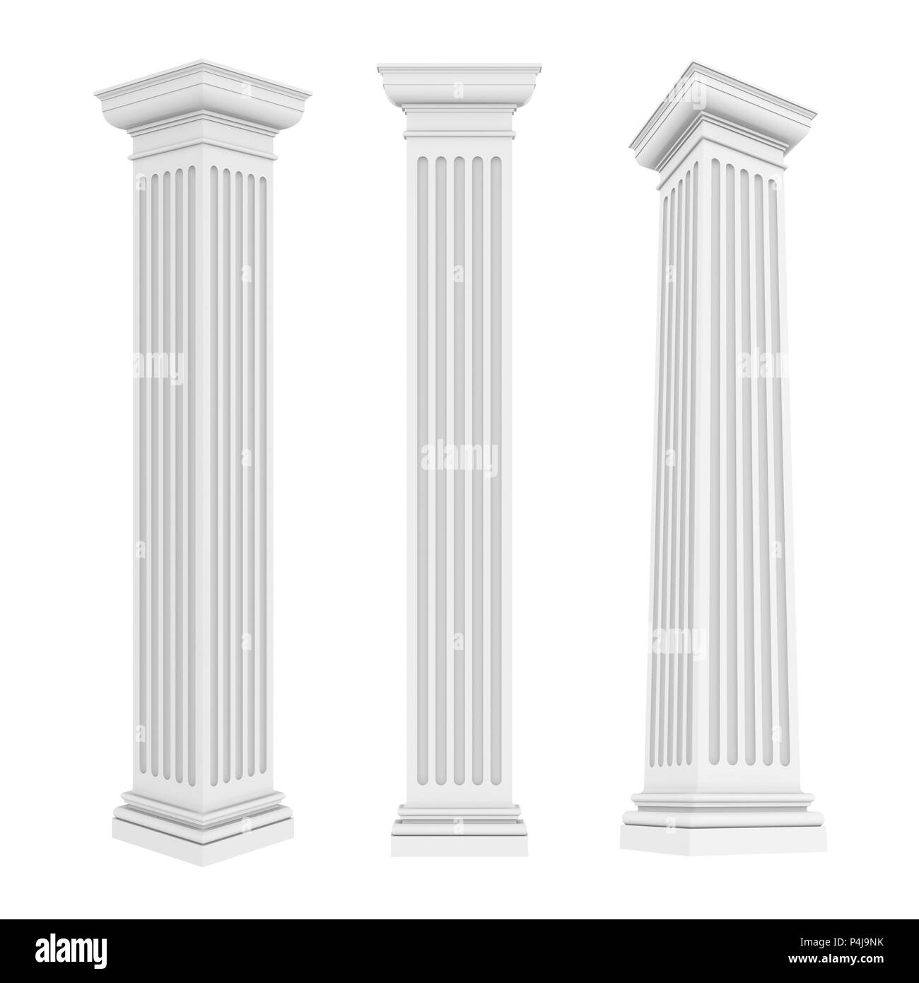 White roman columns Black and White Stock Photos & Images Alamy
