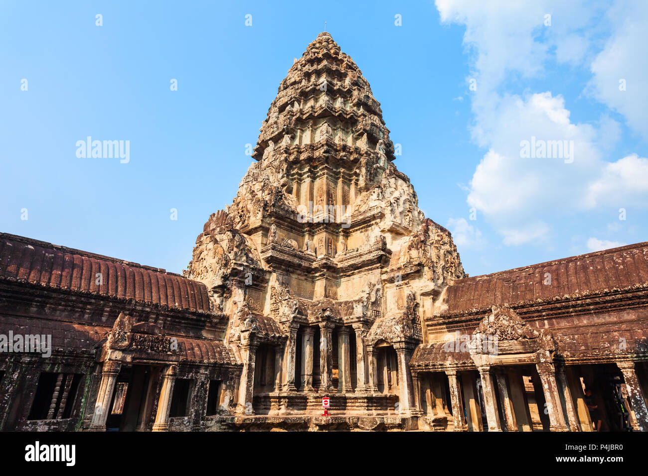 Main tower of Angkor Wat temple in Siem Reap in Cambodia. Angkor Wat is