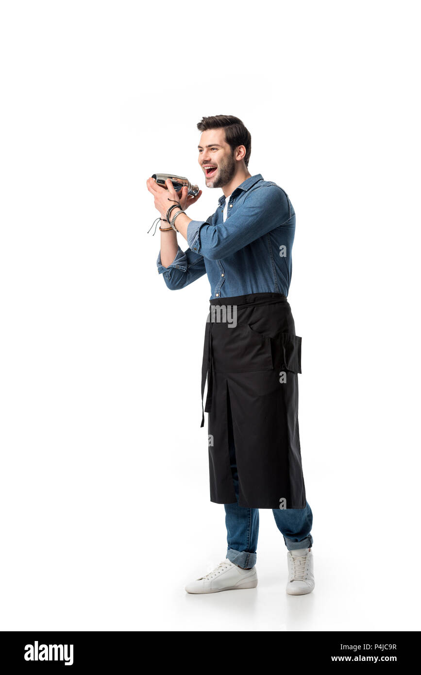 https://c8.alamy.com/comp/P4JC9R/cheerful-bartender-in-apron-with-shaker-in-hands-isolated-on-white-P4JC9R.jpg