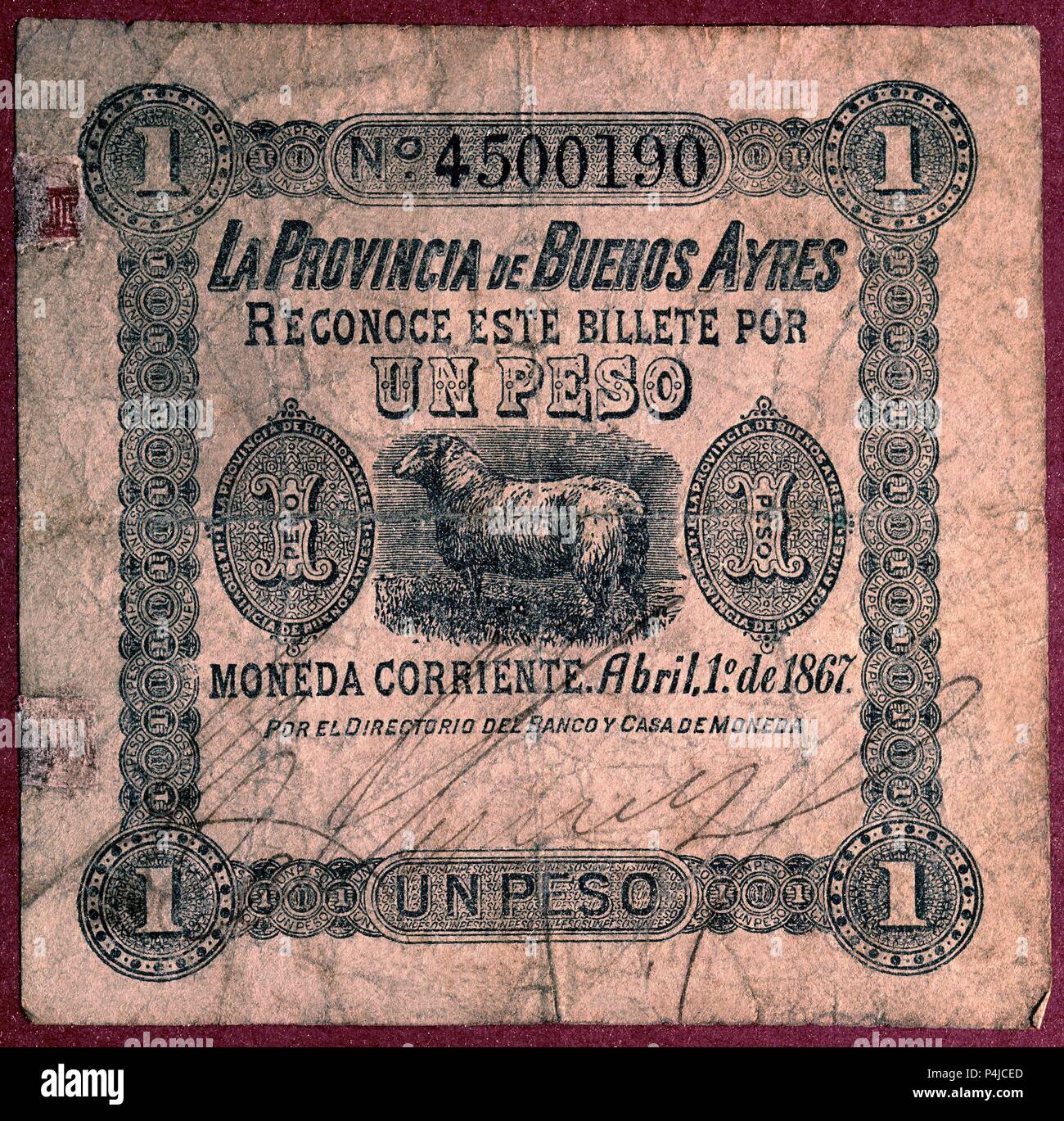 Billete De 1867 Hi res Stock Photography And Images Alamy