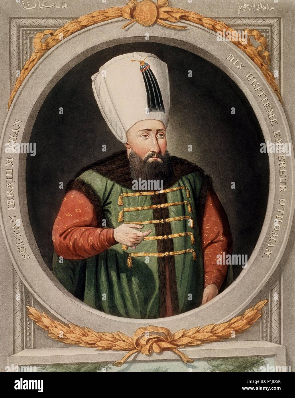 EL SULTAN IBRAHIM SIGLO XVII. Location PALACIO TOPKAPIMUSEO