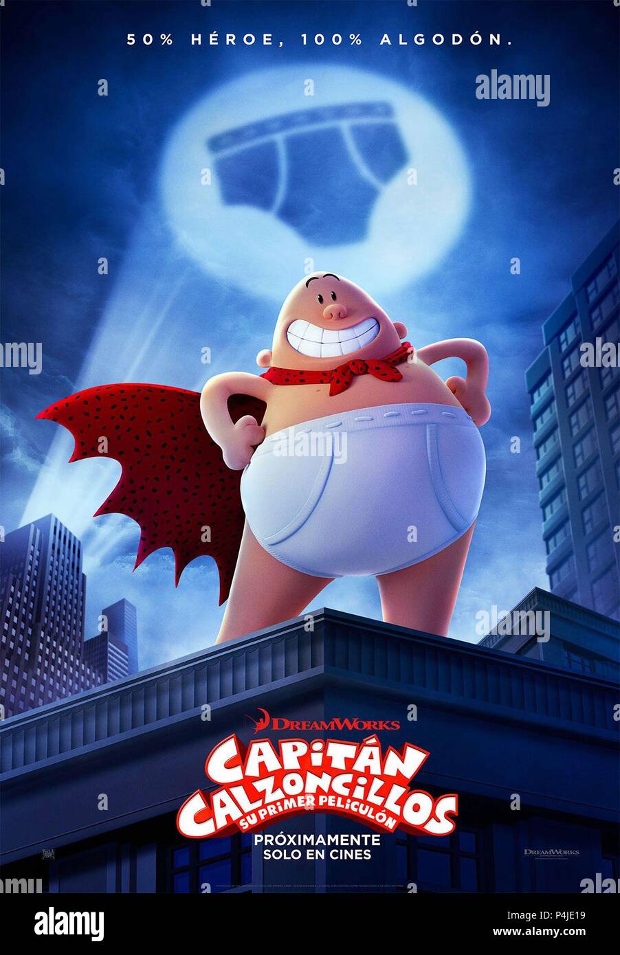 Original Film Title CAPTAIN UNDERPANTS. English Title CAPTAIN UNDERPANTS. Film Director DAVID SOREN. Year 2017. Credit DREANWORKS ANIMATION SCHOLASTIC ENT Album Stock Photo Alamy
