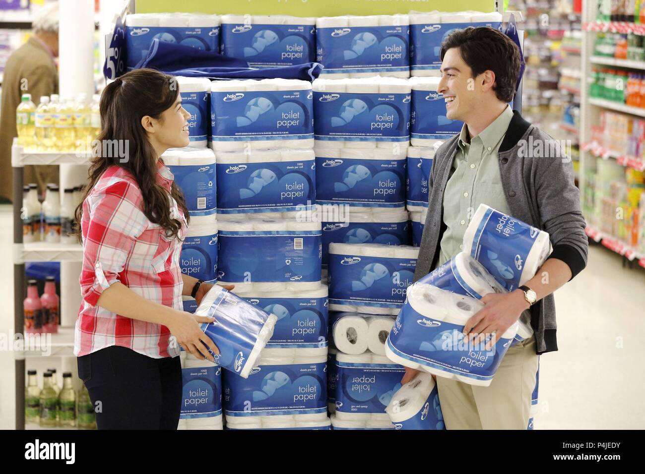 Ben Feldman and America Ferrera of Superstore attend the