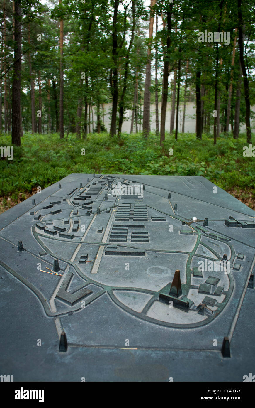 Bergen Belsen Map Bergen Belsen Map