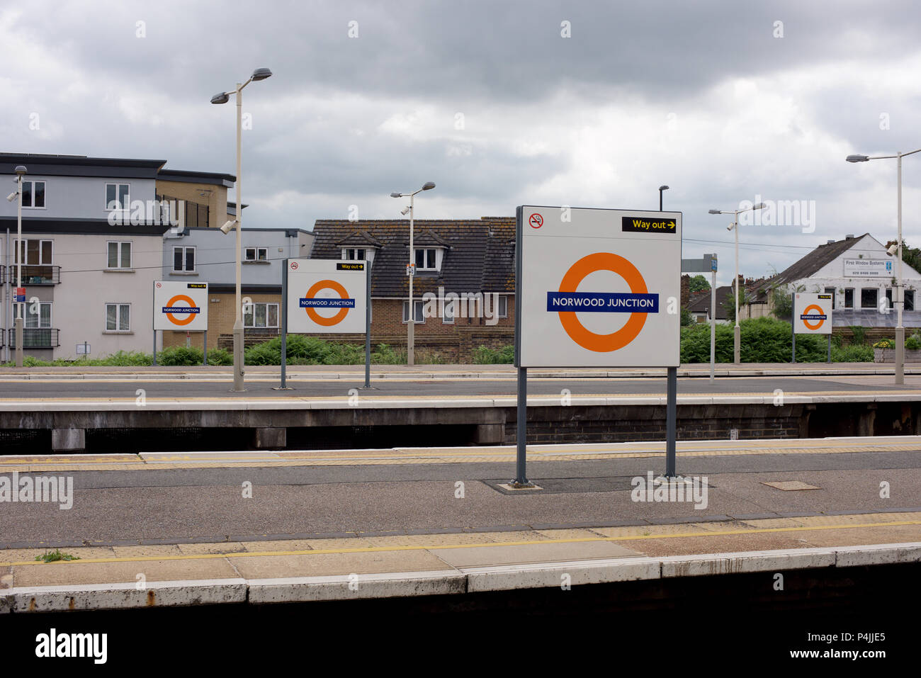 Norwood Junction Station near London Stock Photo Alamy