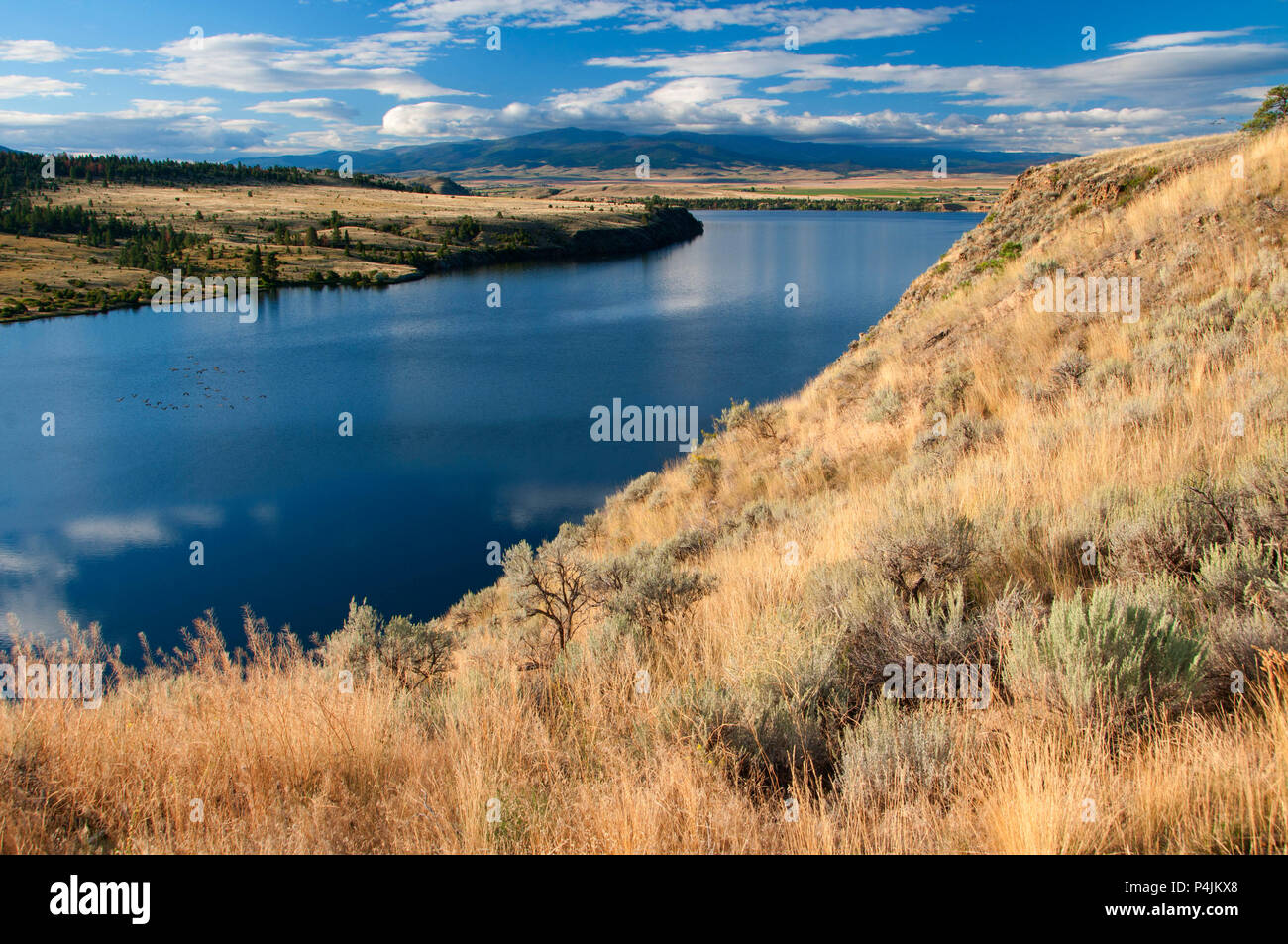 Hauser Lake vista, Two Camps Vista, Lewis and Clark National Historic