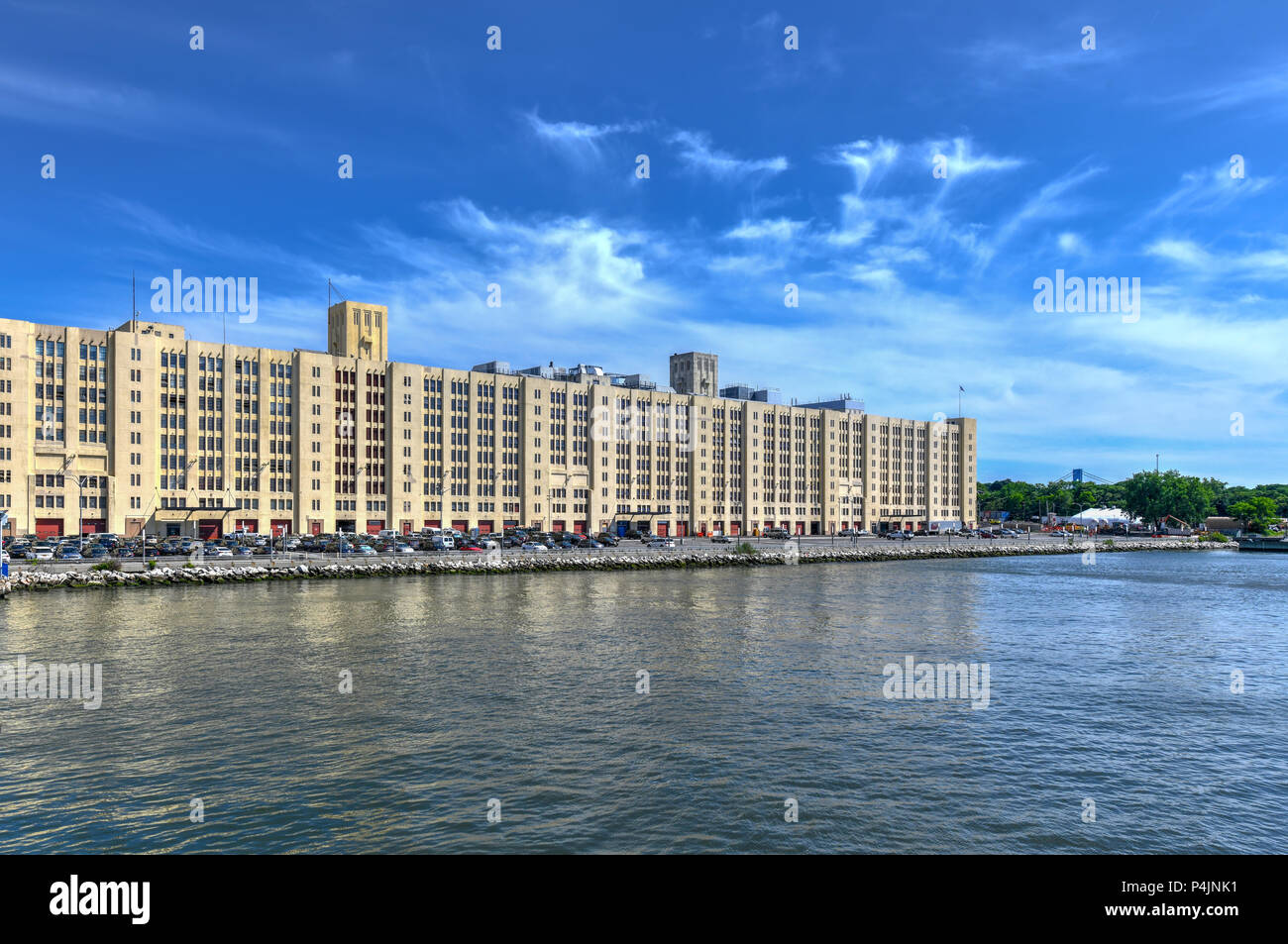 Brooklyn, New York - June 11, 2018: Brooklyn Army Terminal designed by Cass Gilbert and completed in September 1919. It was the largest military suppl Stock Photo