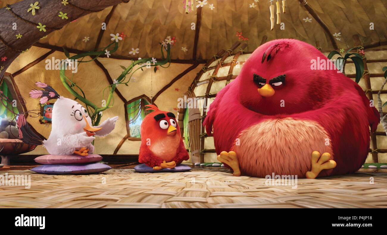Original Film Title: ANGRY BIRDS. English Title: ANGRY BIRDS. Film  Director: DANNY MCBRIDE; CLAY KAYTIS; FERGAL REILLY. Year: 2016. Credit:  SONY PICTURES IMAGEWORKS / Album Stock Photo - Alamy