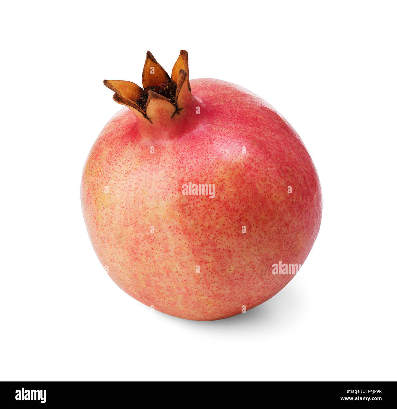 kind of  pink pomegranate fruit isolated on white background Stock Photo
