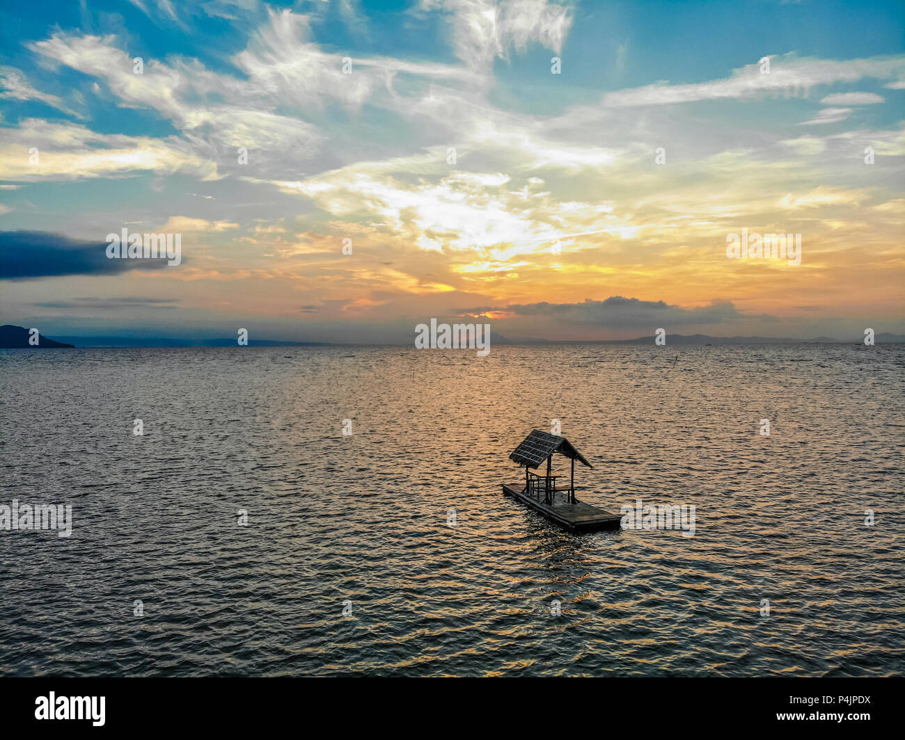 Majestic Sunrise In Front Of An Isolated Beach Resort At Calatagan Batangas Philippines Taken During Summer Time Stock Photo Alamy