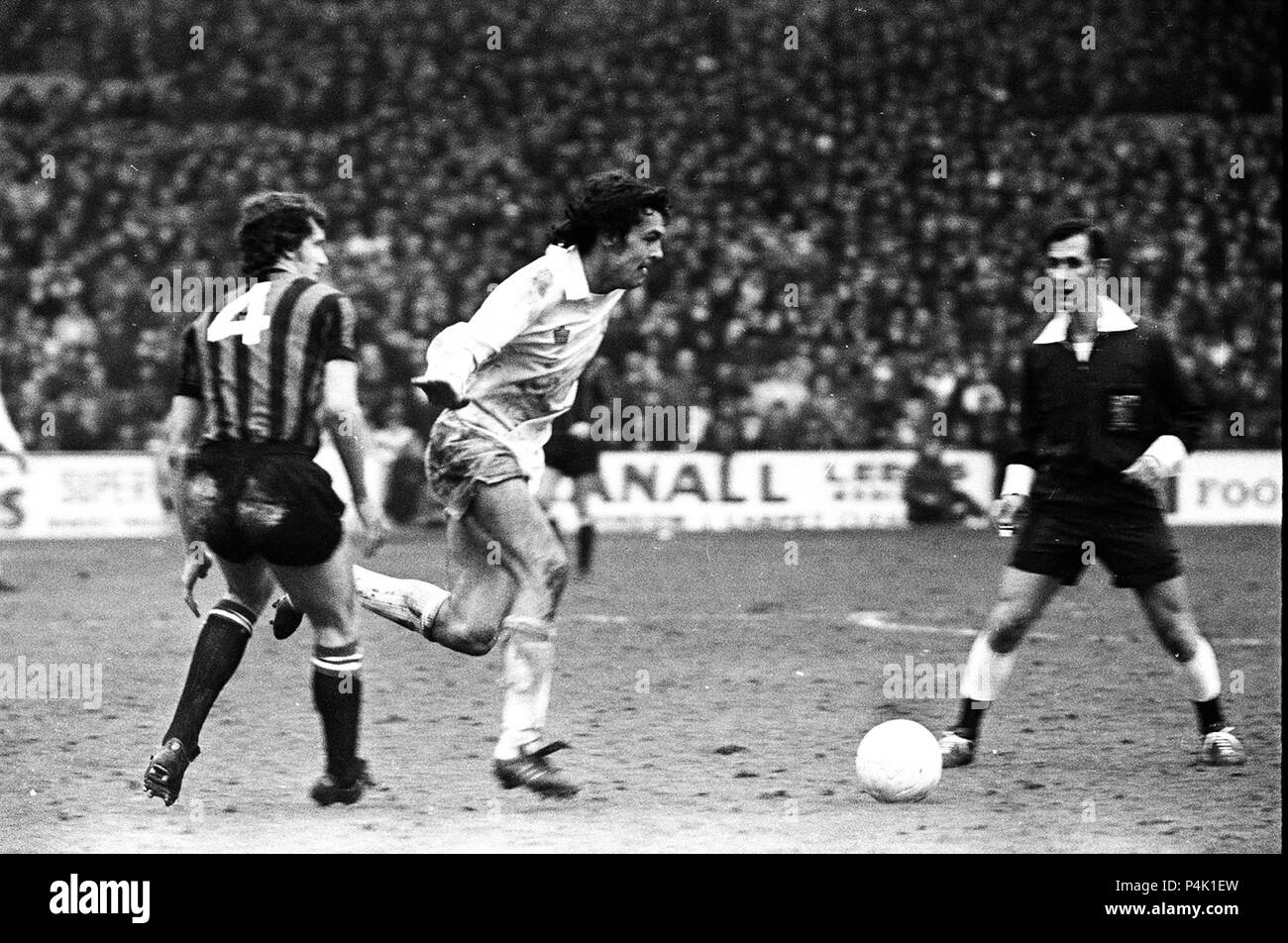 Leeds v Man City 1974 Stock Photo Alamy