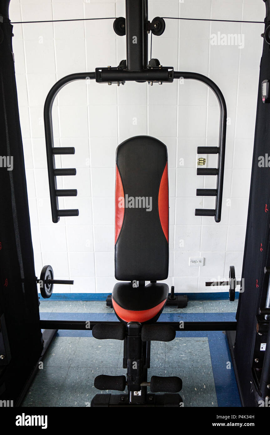 Chest Press Machine Gym Equipment Exercise Pushing Hand Stock Photo Alamy