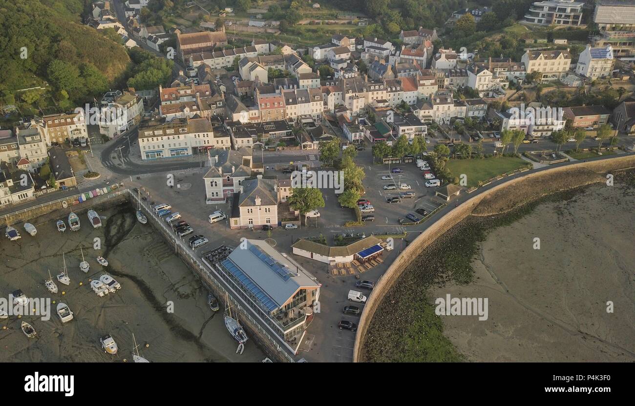 Aerial jersey channel islands hi-res stock photography and images - Alamy