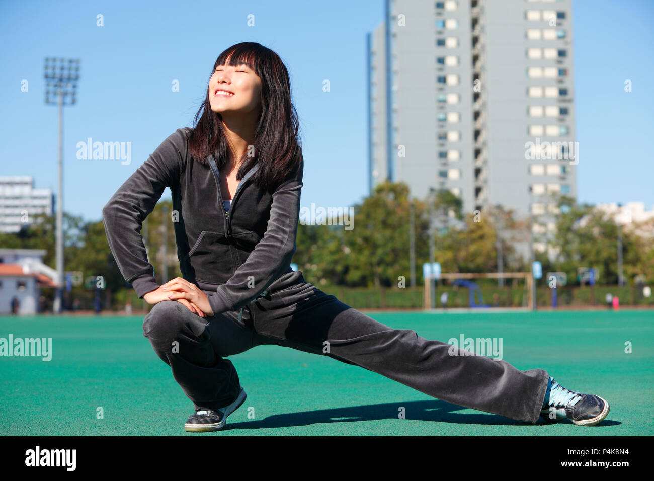 pretty asian college girl portrait Stock Photo - Alamy