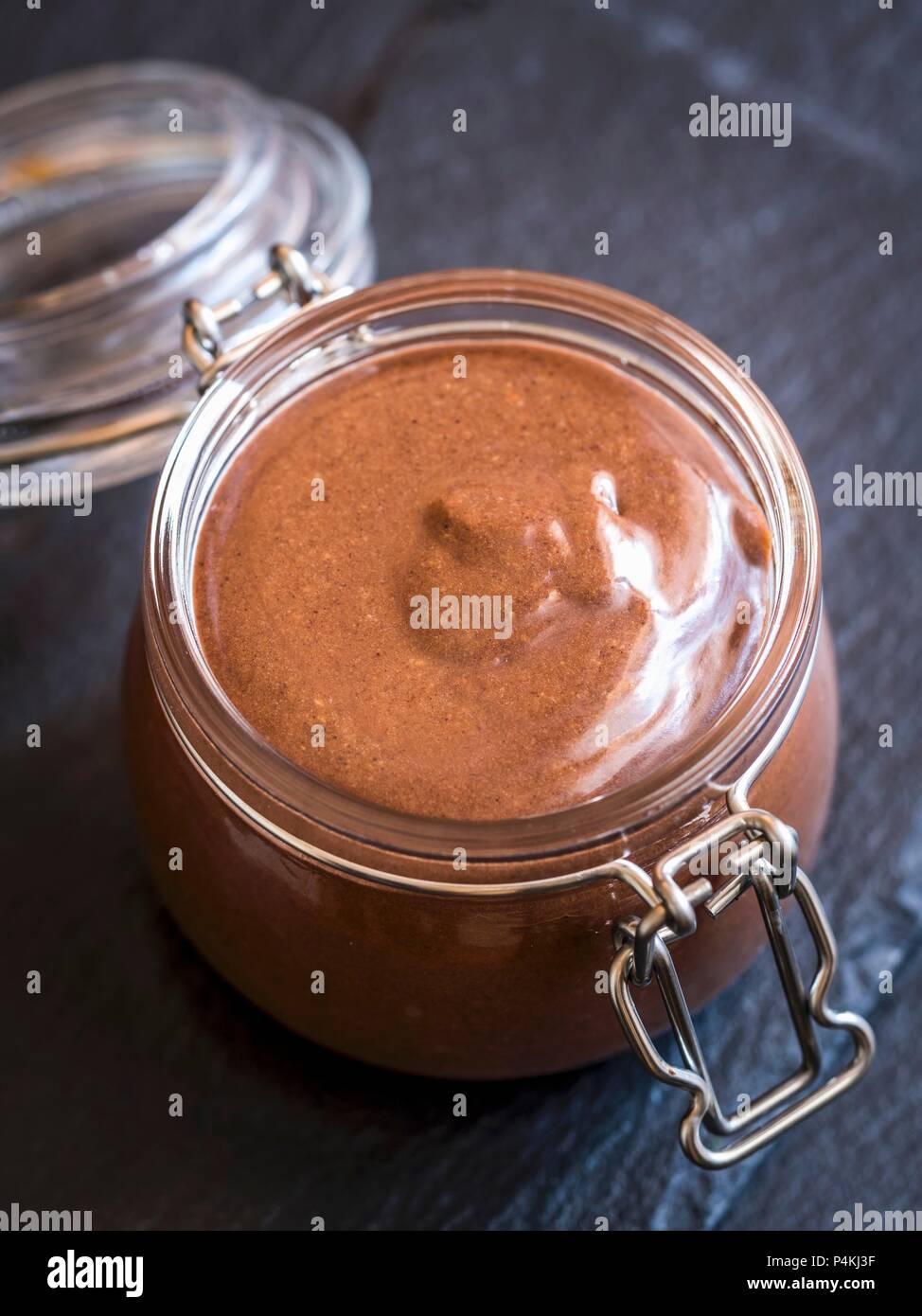 Homemade Nutella chocolate spread Stock Photo Alamy