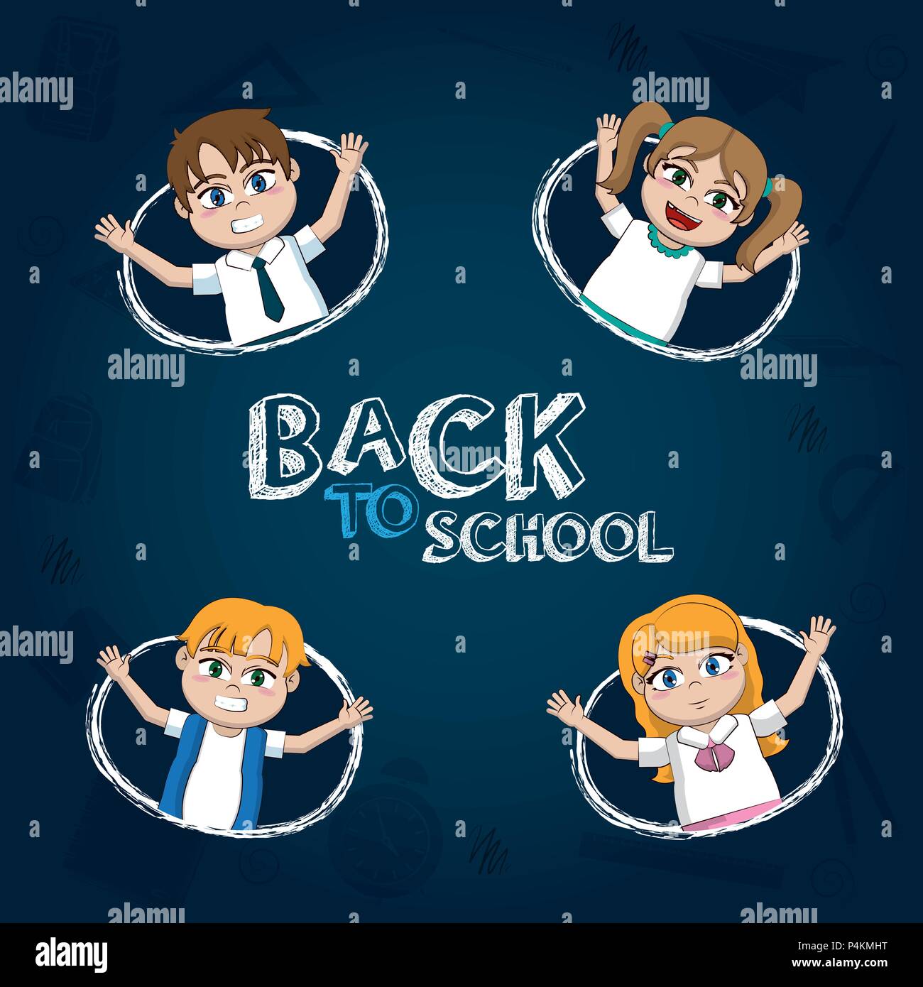Back to school Stock Vector Image & Art - Alamy