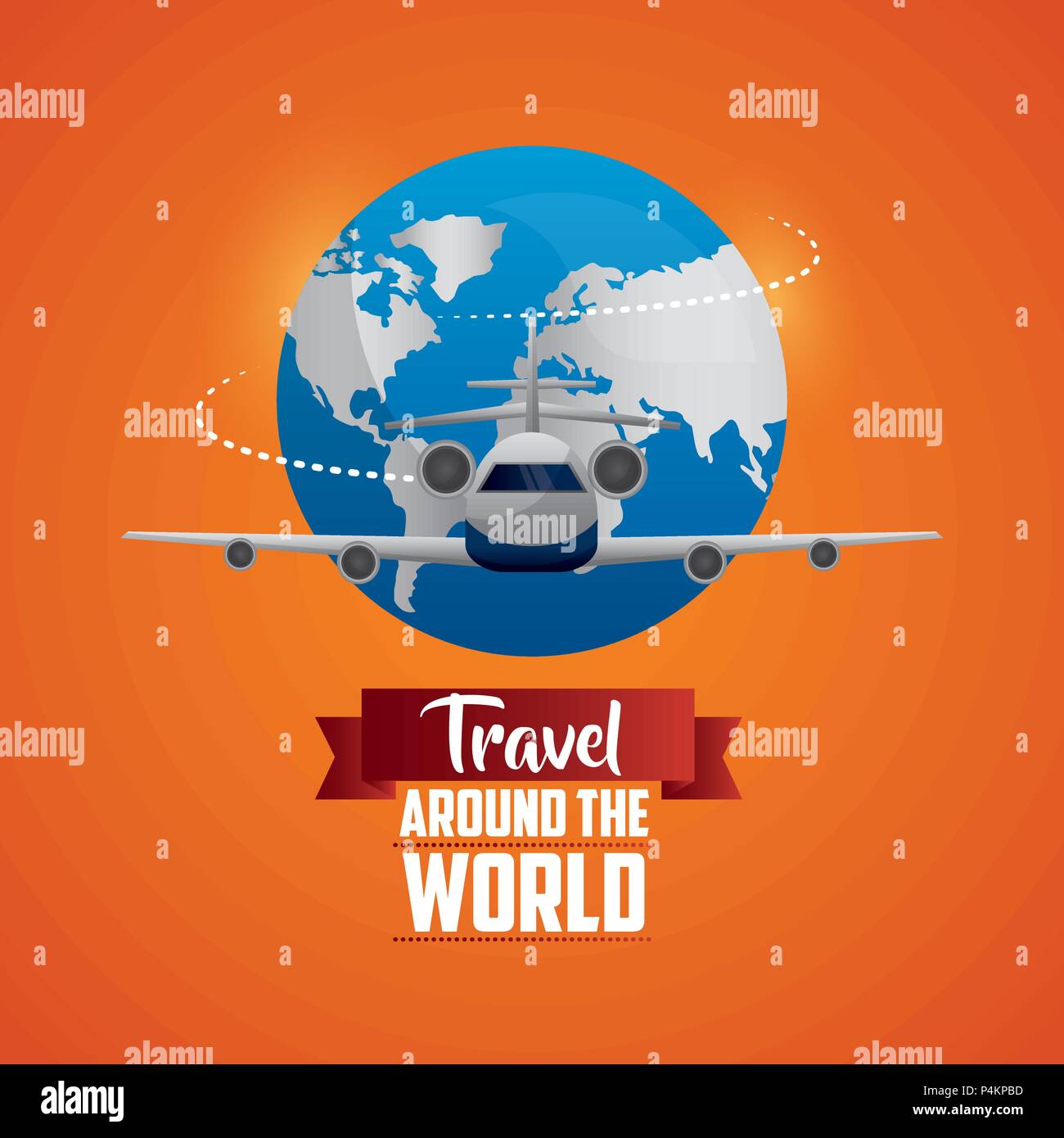 travel around the world Stock Vector Image & Art - Alamy