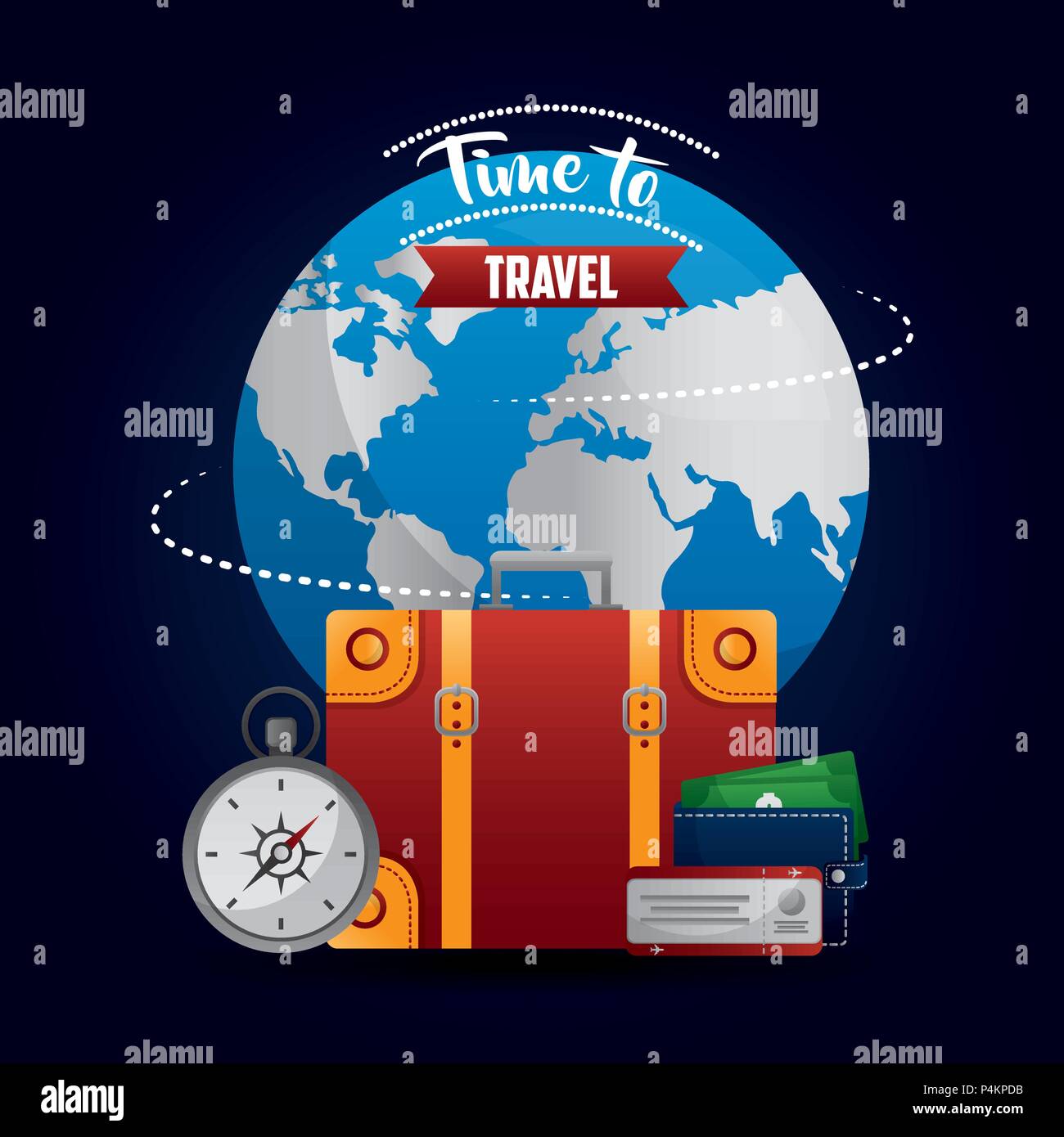 travel around the world Stock Vector Image & Art - Alamy