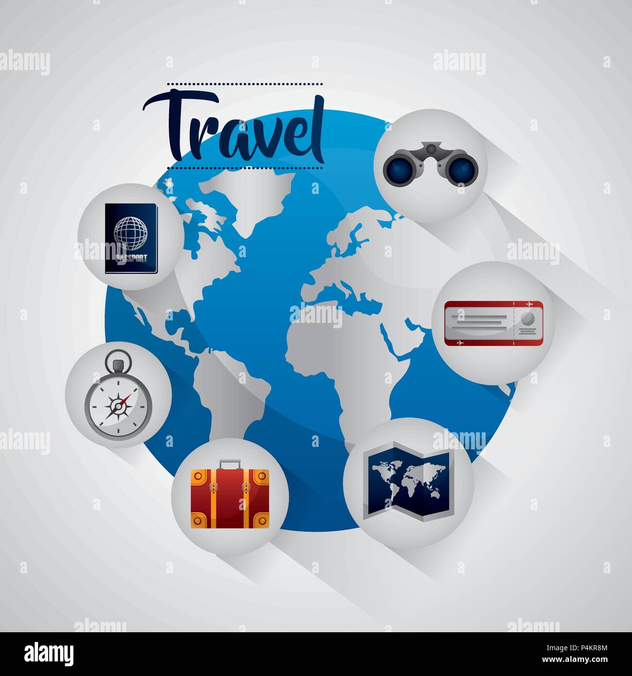 travel around the world Stock Vector Image & Art - Alamy