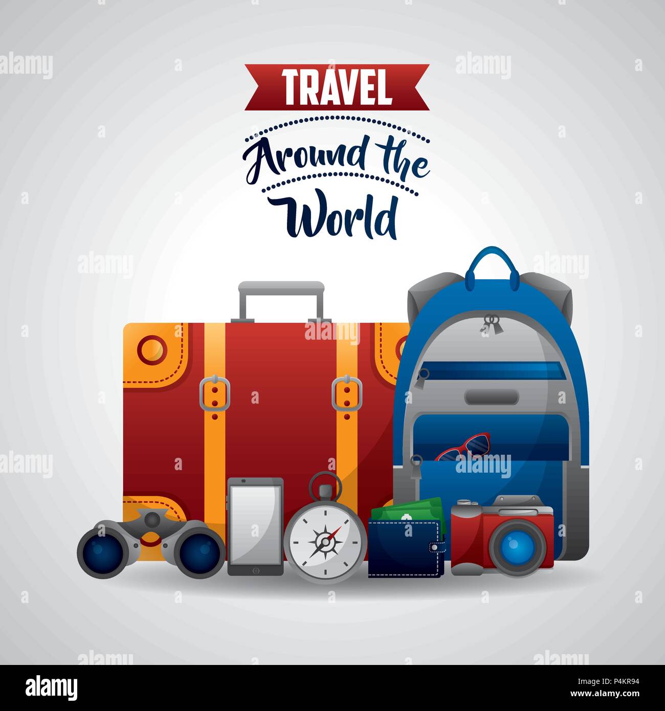 travel around the world Stock Vector Image & Art - Alamy