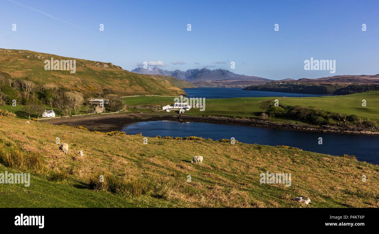 Isle of Skye Lakes Stock Photo