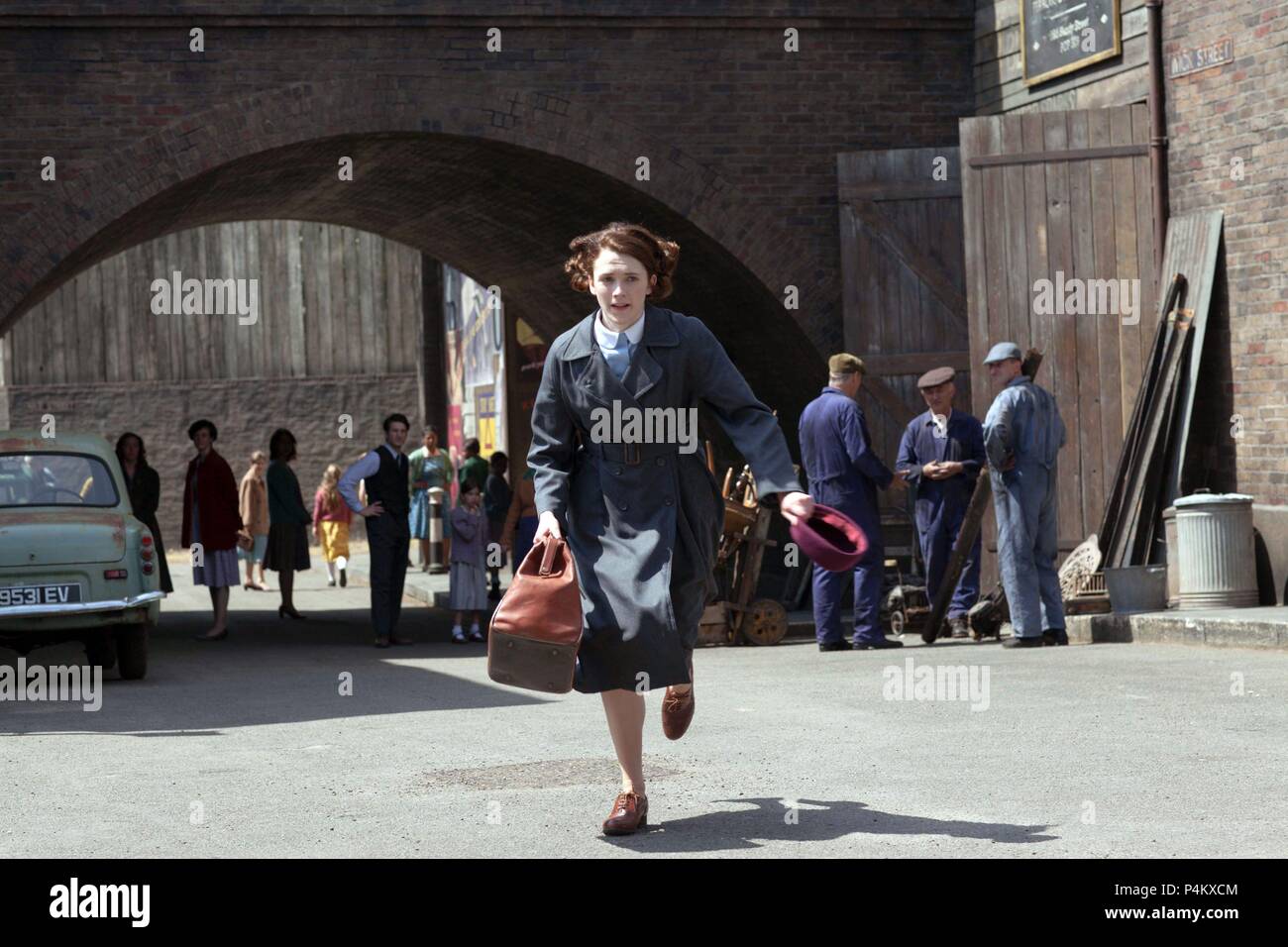 Original Film Title: CALL THE MIDWIFE. English Title: CALL THE MIDWIFE.  Film Director: HEIDI THOMAS. Year: 2012. Stars: CHARLOTTE RITCHIE. Credit:  BRITISH BROADCASTING CORPORATION (bbc) / Album Stock Photo - Alamy