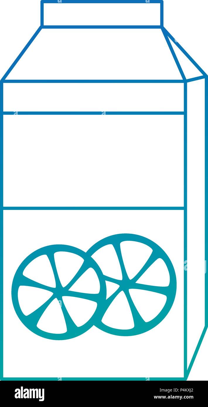 orange juice box packing vector illustration design Stock Vector Image