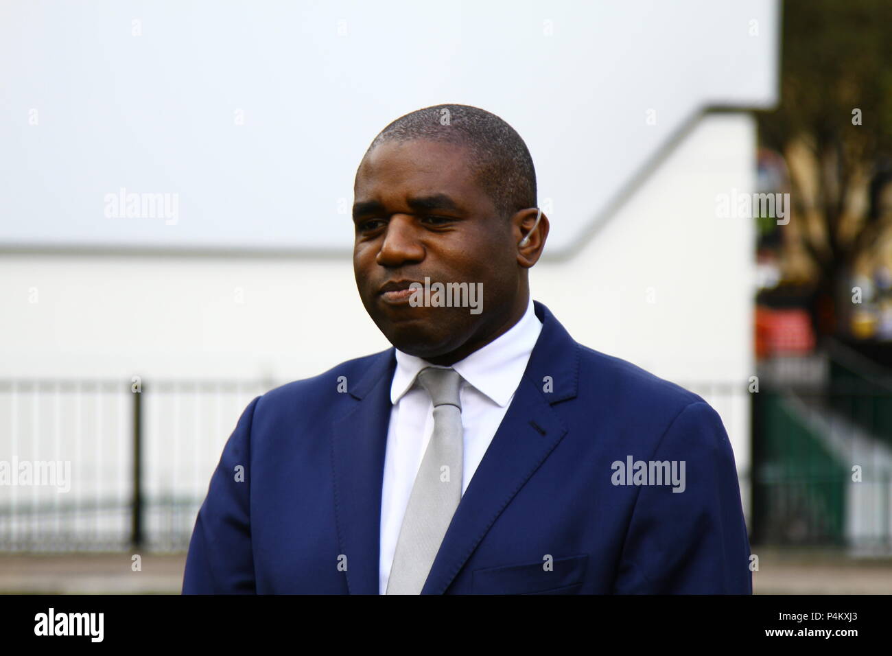 David Lammy British Labour party MP pictured on College Green, Westminster , London, UK on 4th March 2015. British Politicians. MPS. Stock Photo