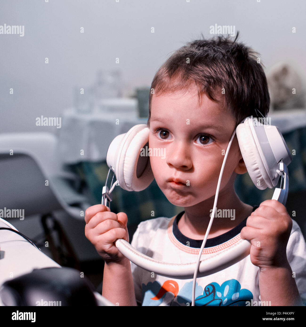 Child audio recording studio hires stock photography and images Alamy