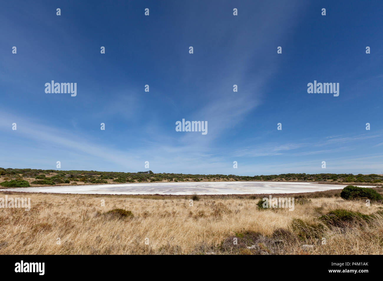 Salt lake in Coorong National park, Southern Australia Stock Photo