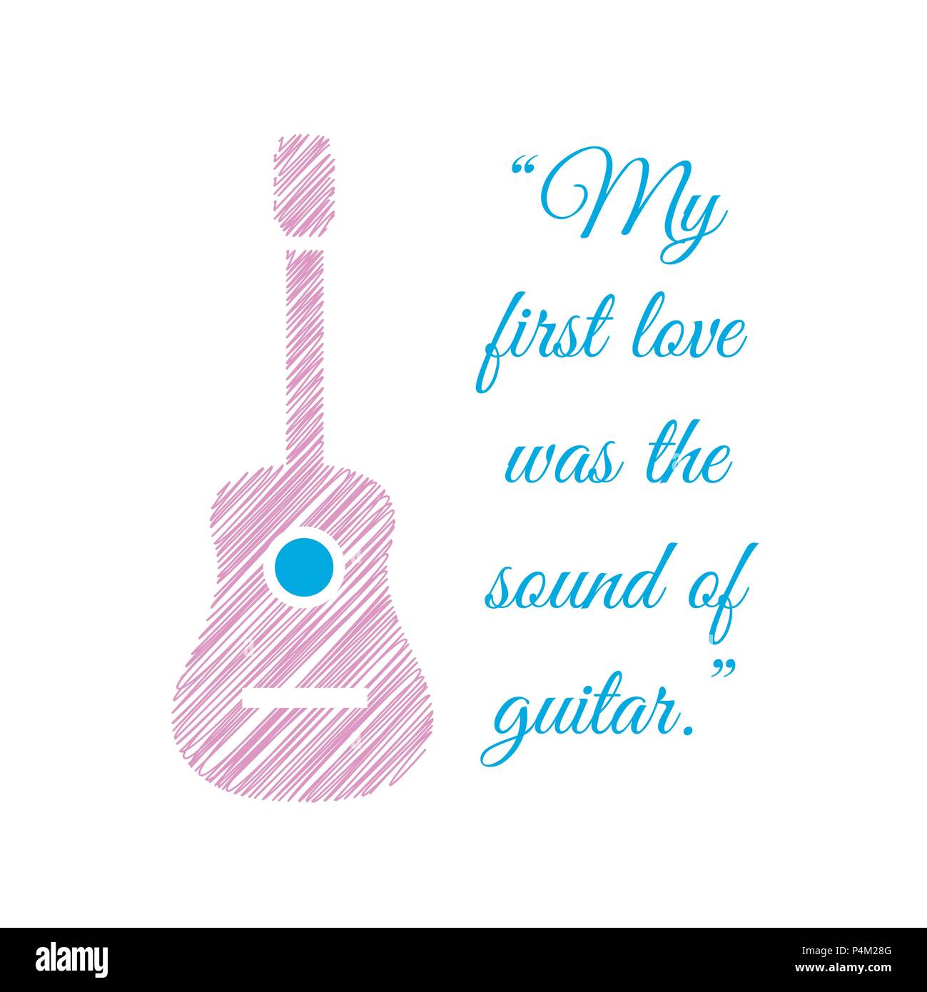 Musical quote and guitar Stock Vector Image & Art - Alamy