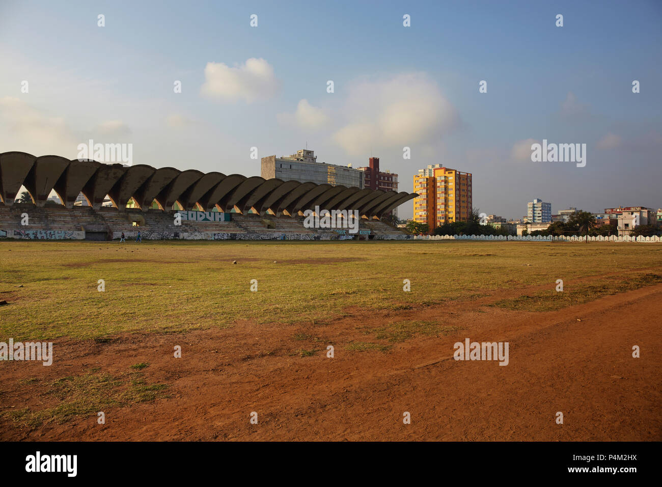 Sunset havana at jose Marti stadium in Havana. Cuba Stock Photo