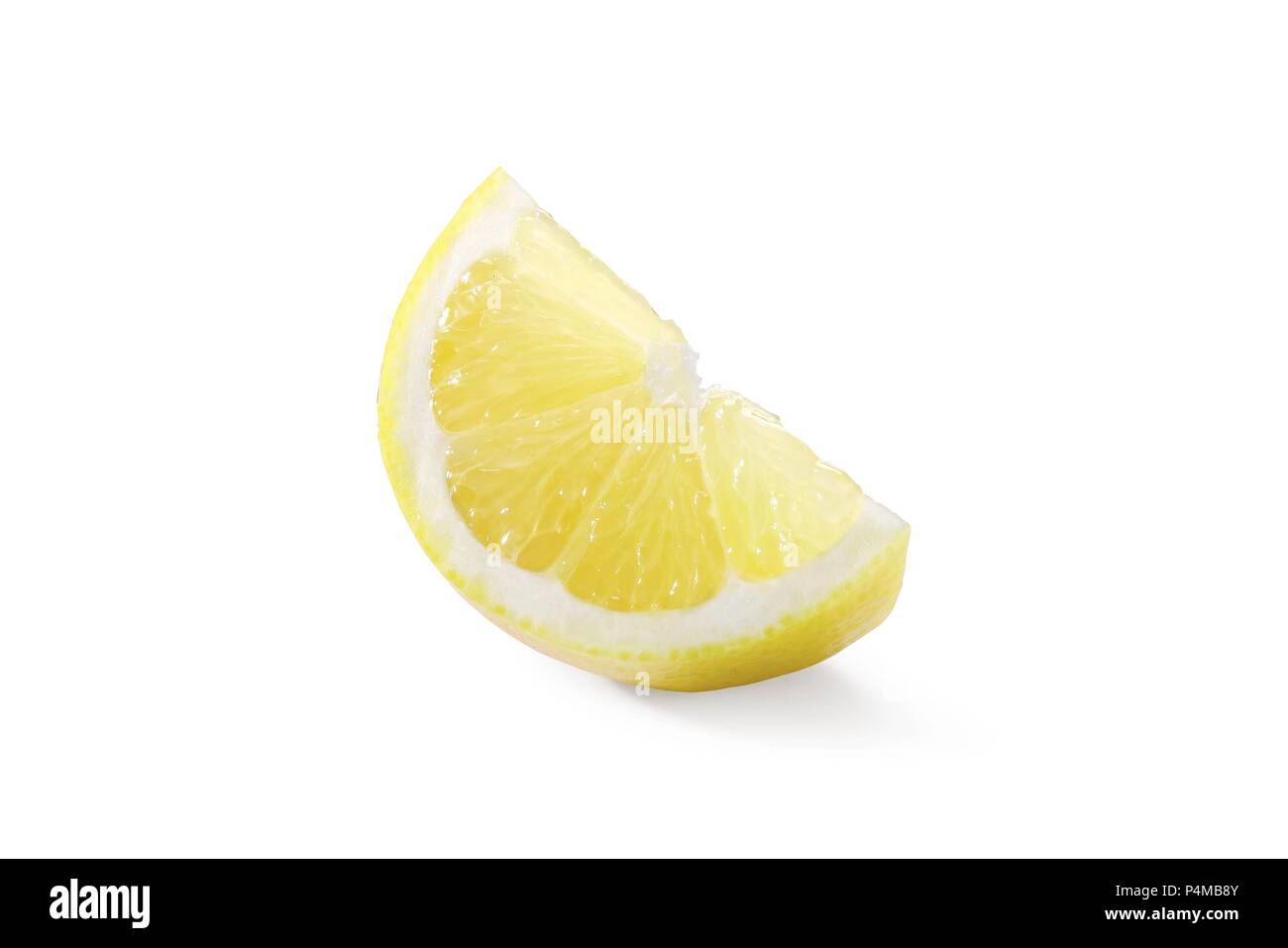 A wedge of lemon Stock Photo Alamy