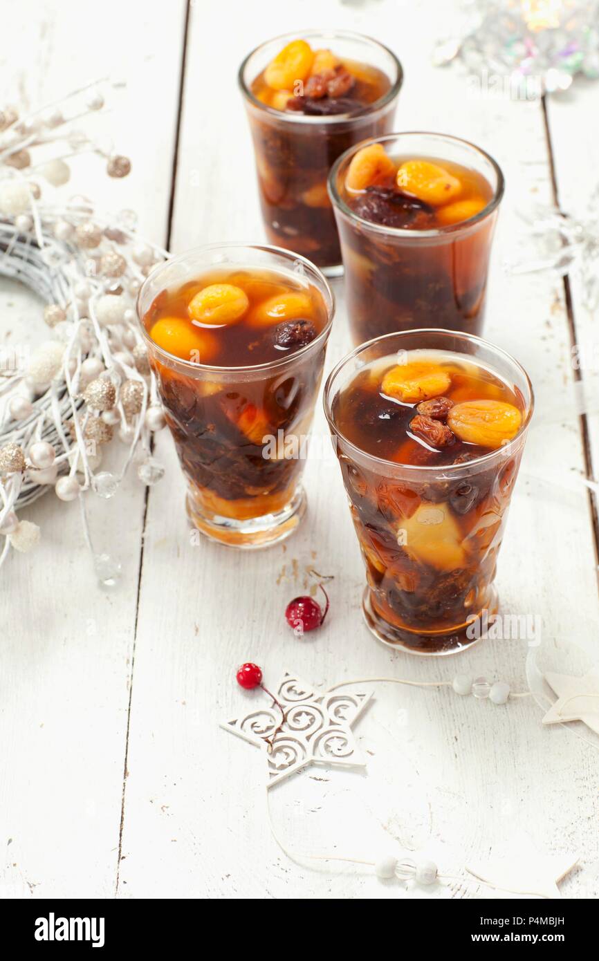 Dried fruit compote for Christmas Stock Photo Alamy