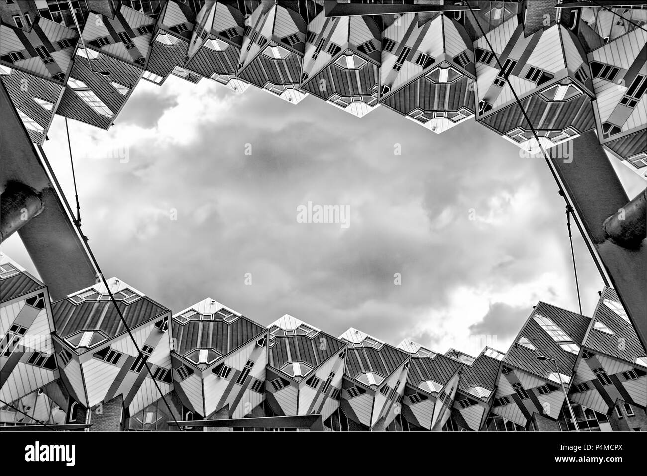 Rotterdam architecture Black and White Stock Photos & Images - Alamy