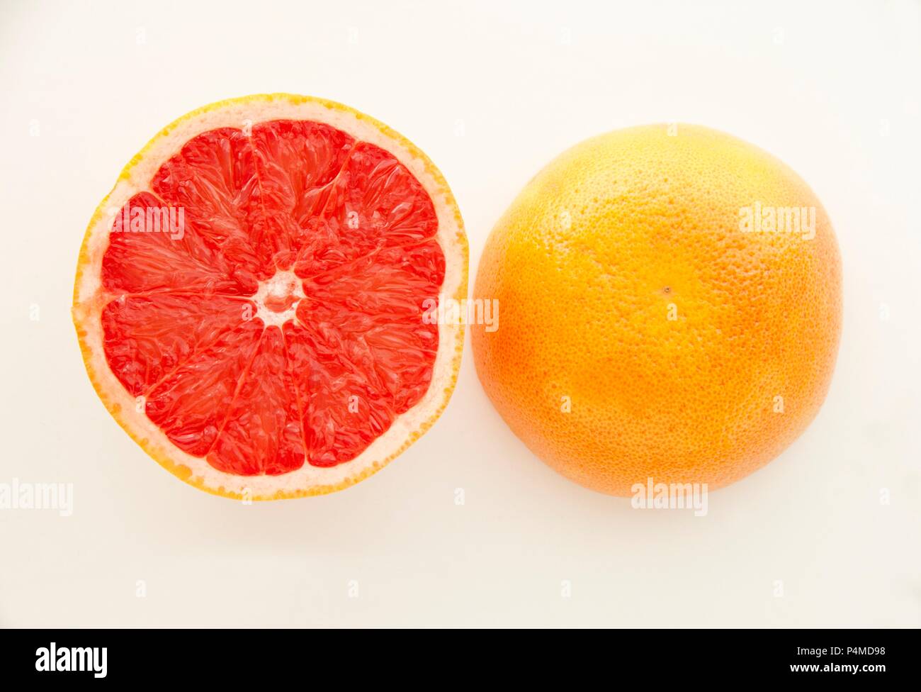 Ruby Red grapefruit Stock Photo Alamy