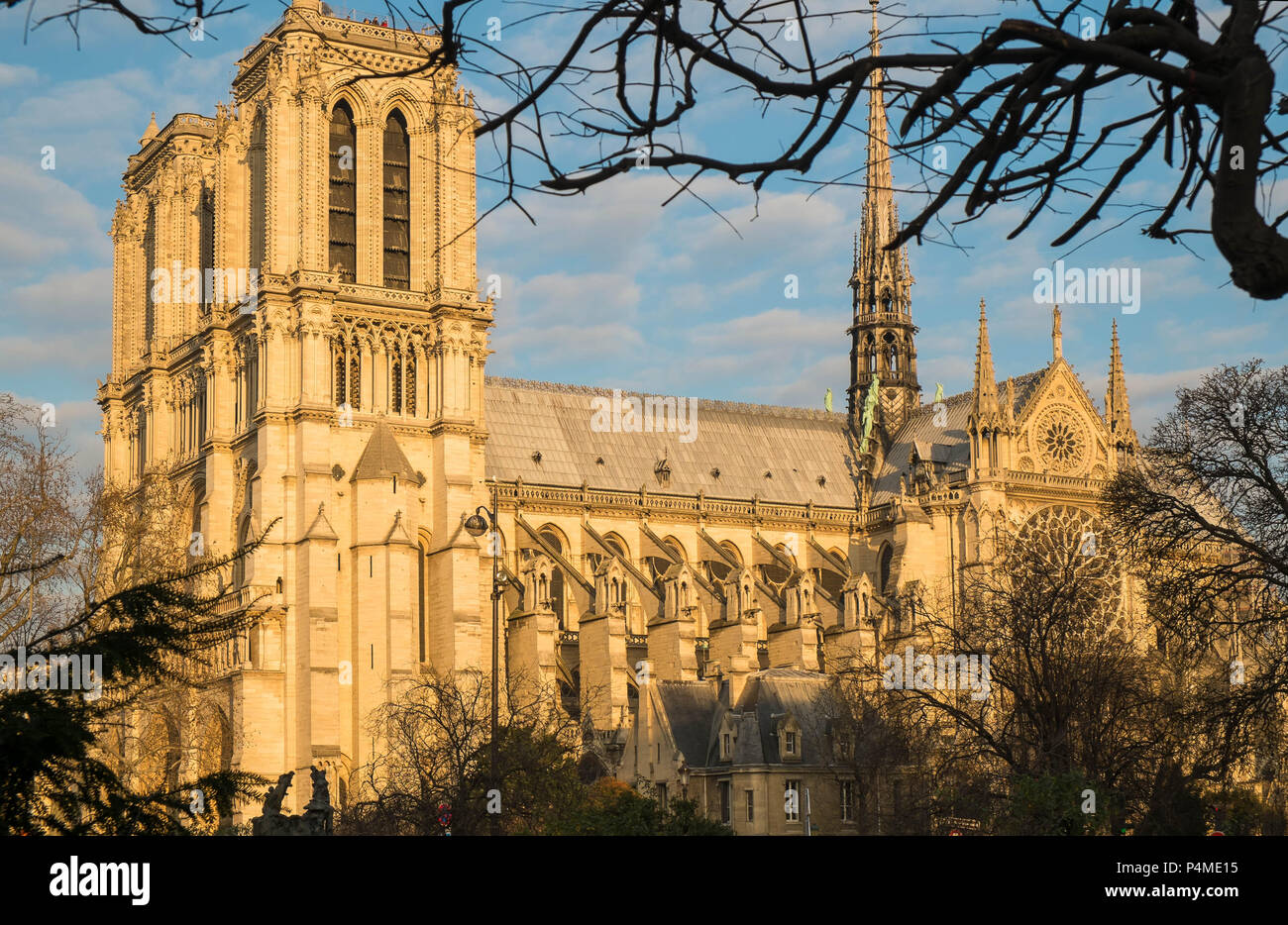 Notre Dame Paris Stock Photo