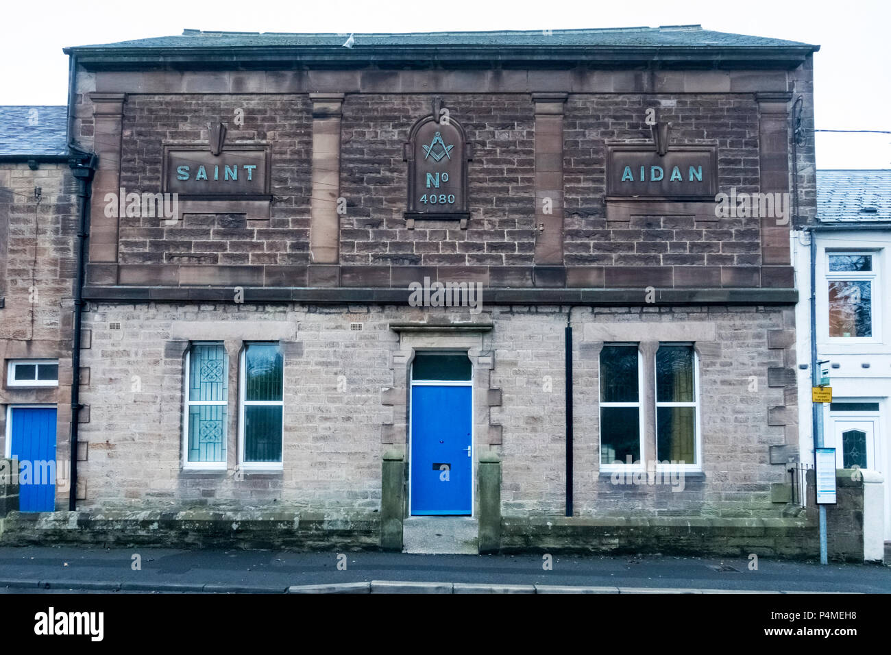 Freemasons Hall building of the St. Aidans Lodge, Blackhill, Consett