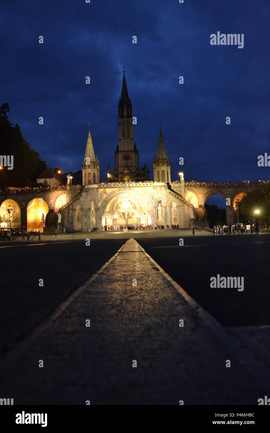 Lourdes, a travel in France Stock Photo Alamy