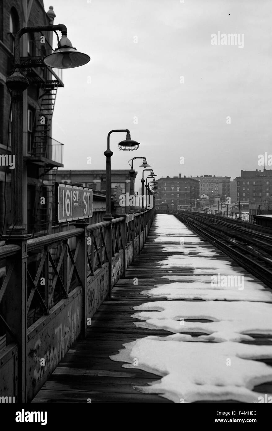161st Street Station with Sign Stock Photo - Alamy