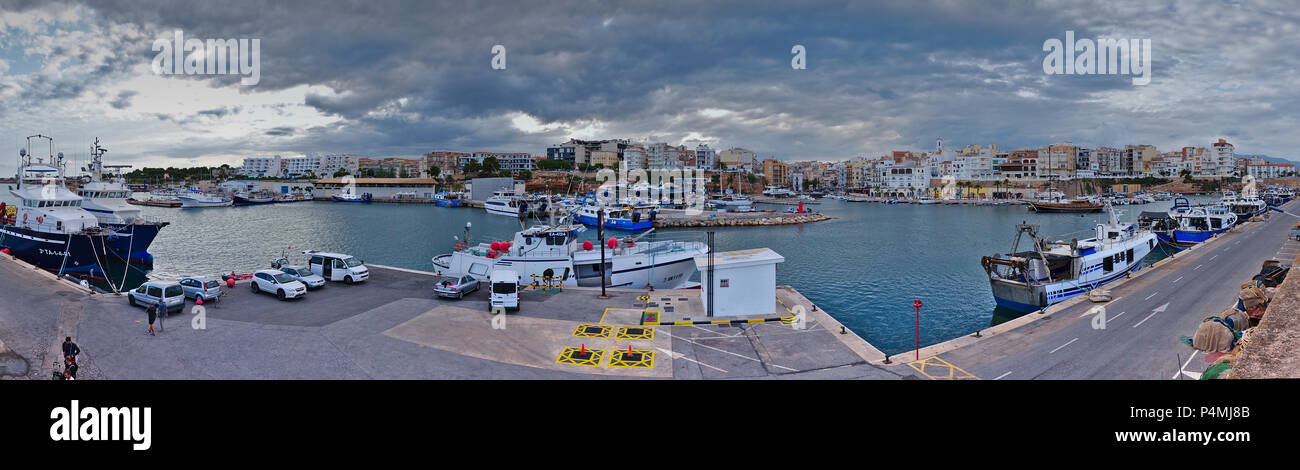 L'Ametlla de Mar,Costa Dorada,Catalonia,Spain Stock Photo