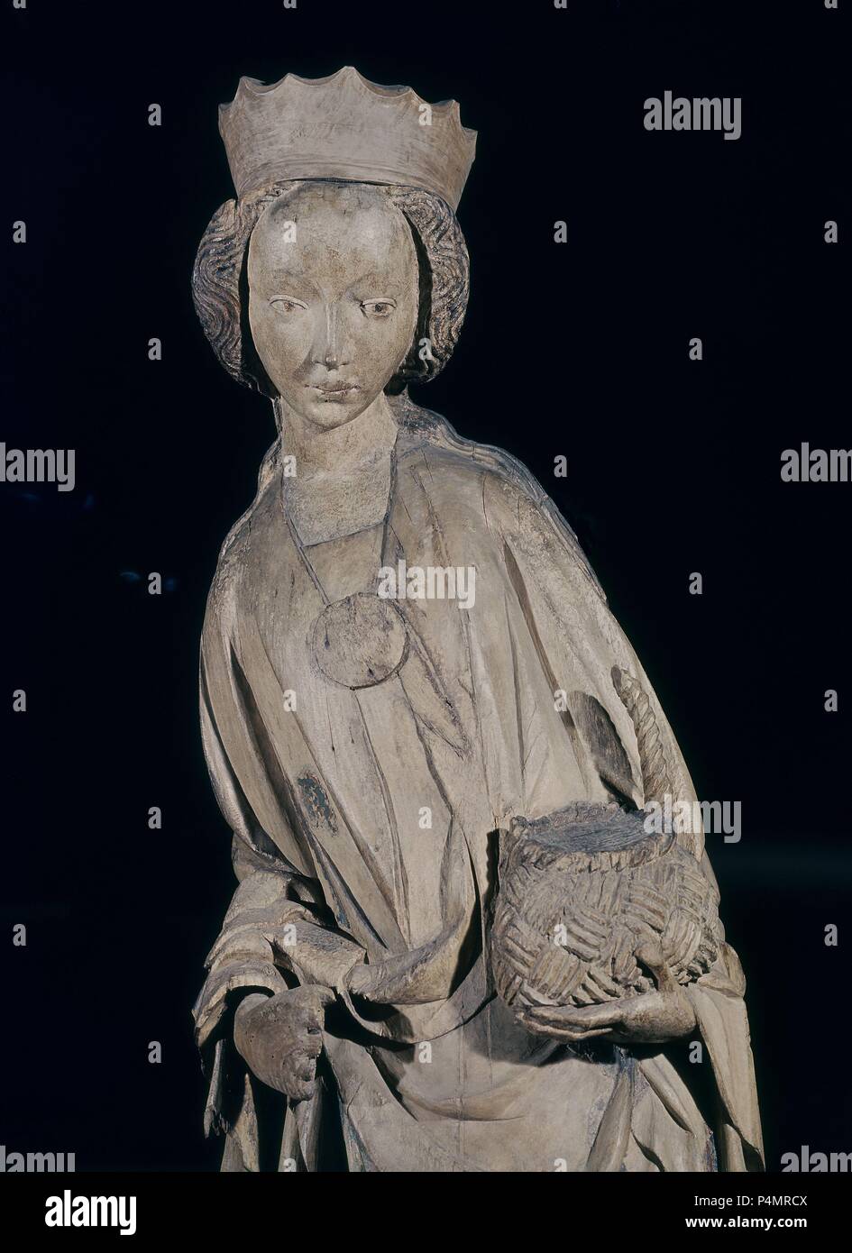 SANTA DOROTEA. Location MUSEUM OF FINE ARTS, BUDAPEST, HUNGARY Stock