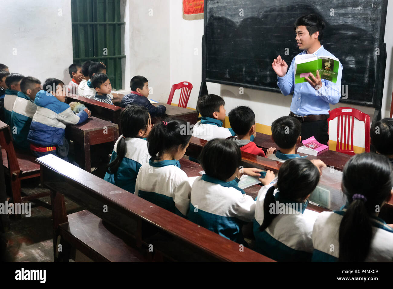 Catholic children catechism, religious instructions in Xuan An, Nam