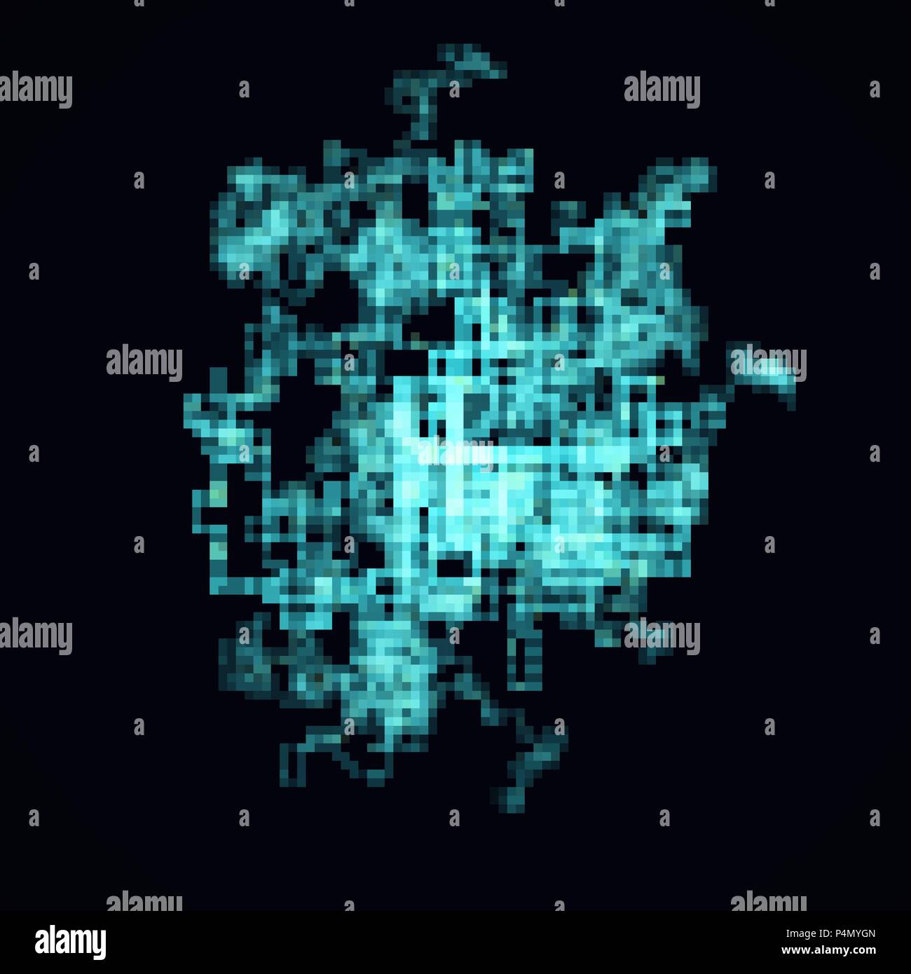 vector genrative art Stock Vector