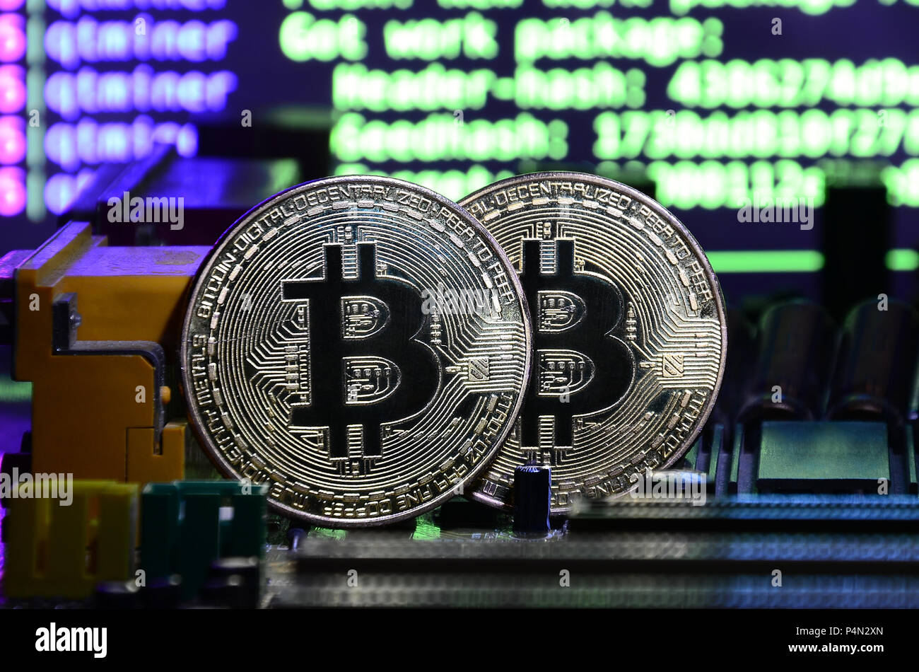 Digital cryptocurrency miner bitcoin in het nieuws